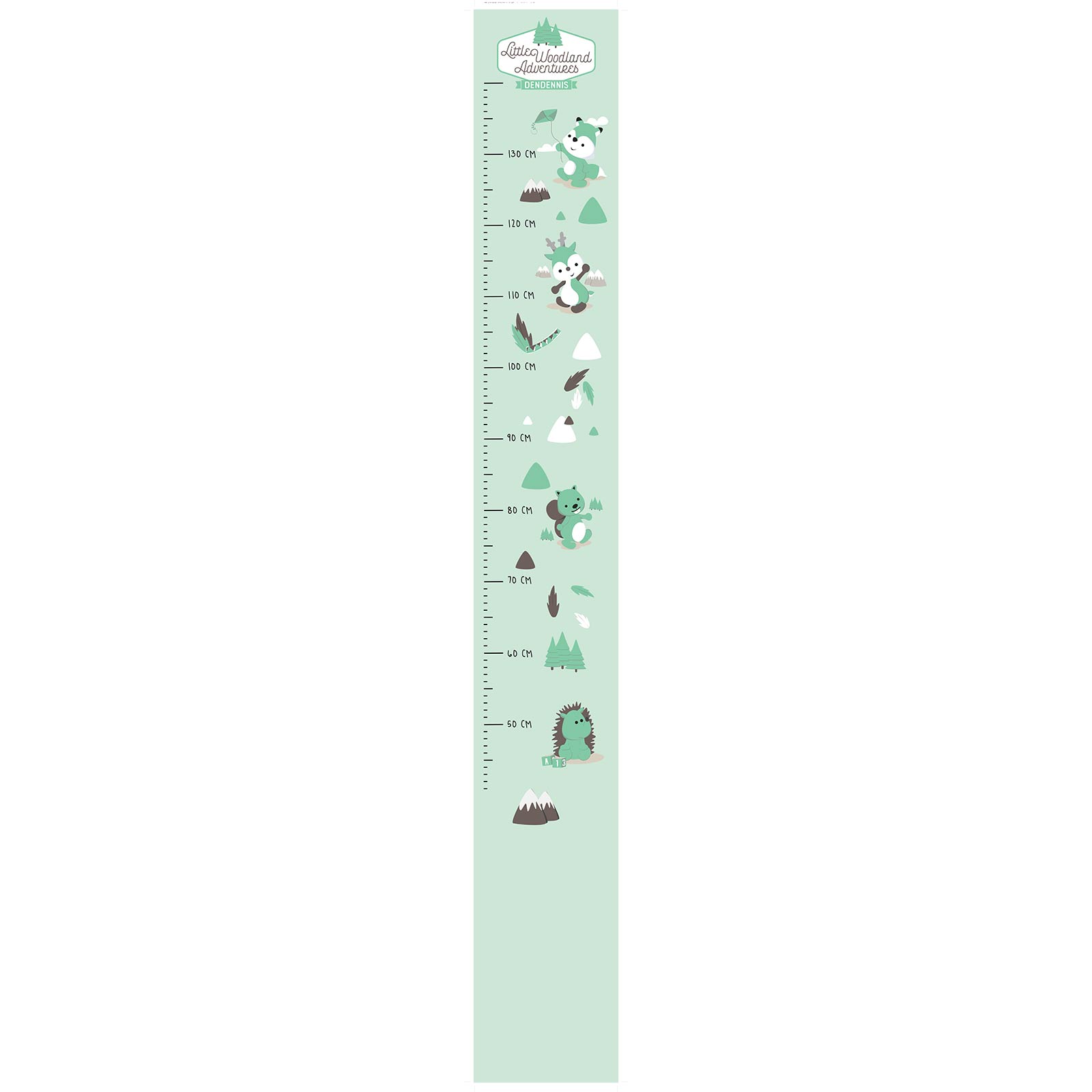 Dendennis 048.10016 Little Woodland Adventures Borduurpakket Groeimeter - PAKKET