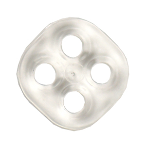 Dill 007.110004 Transparante knopen 4 gaats 11 mm - STUK