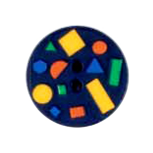 Dill 007.221642 Kinderknopen 2 gaats 15 mm - STUK