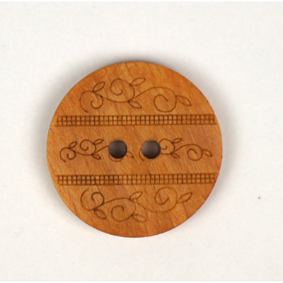 Dill 007.240912 Houtje touwtje knopen 2 gaats 18 mm - STUK