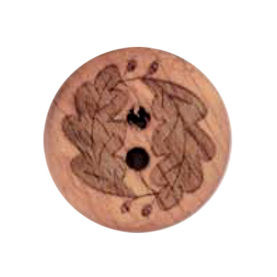 Dill 007.260875 Houten knopen 2 gaats 23 mm - STUK