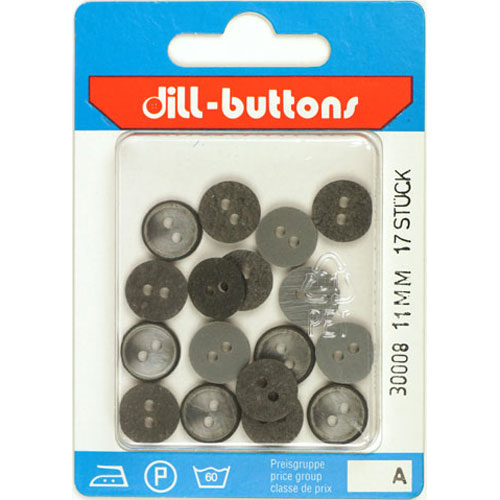 Dill 007.30008 Blouse knopen 2 gaats 11 mm - Kaart