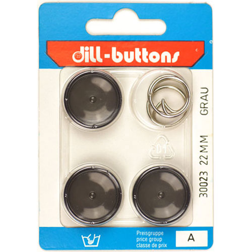 Dill 007.30023 Speciale knopen achtersteek 22 mm - Kaart
