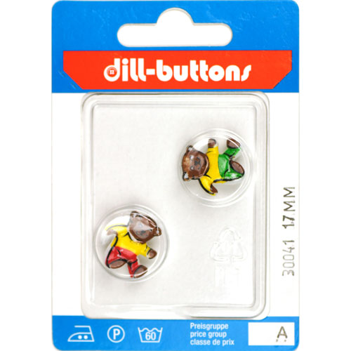 Dill 007.30041 Kinderknopen achtersteek 17 mm - Kaart
