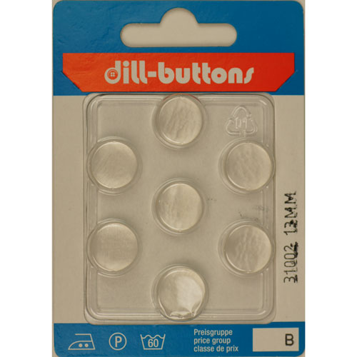 Dill 007.31002 Transparante knopen achtersteek 13 mm - Kaart