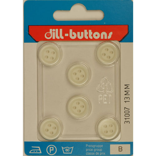 Dill 007.31007 Blouse knopen 4 gaats 13 mm - Kaart