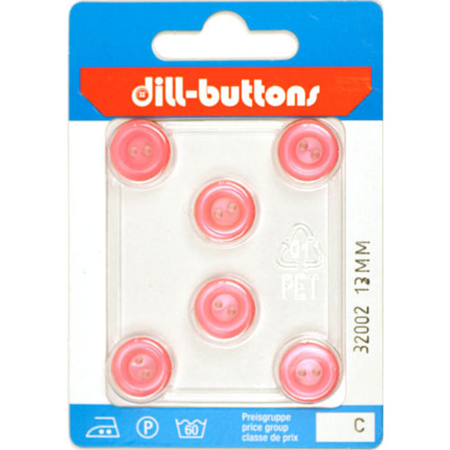 Dill 007.32002 Blouse knopen 2 gaats 13 mm - Kaart