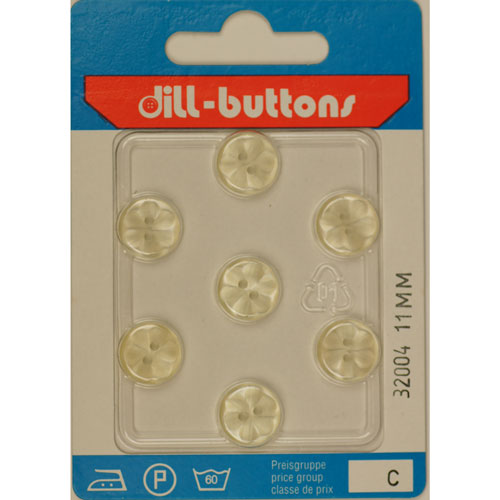 Dill 007.32004 Blouse knopen 2 gaats 11 mm - Kaart