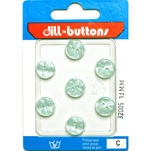 Dill 007.32005 Blouse knopen 2 gaats 11 mm - Kaart