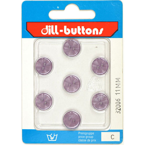 Dill 007.32006 Blouse knopen 2 gaats 11 mm - Kaart