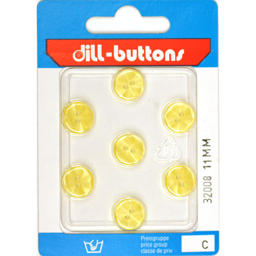 Dill 007.32008 Blouse knopen 2 gaats 11 mm - Kaart