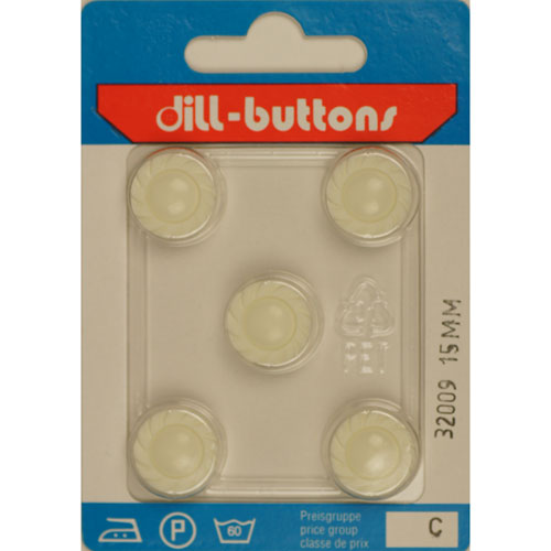 Dill 007.32009 Blouse knopen 2 gaats 15 mm - Kaart