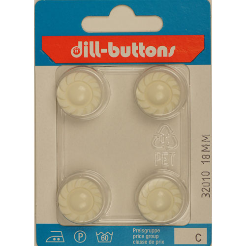 Dill 007.32010 Fashion knopen achtersteek 18 mm - Kaart