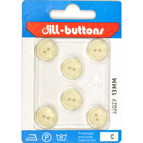Dill 007.32029 Blouse knopen 2 gaats 13 mm - Kaart