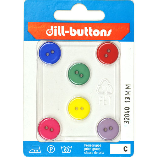 Dill 007.32040 Kinderknopen 2 gaats 13 mm - Kaart