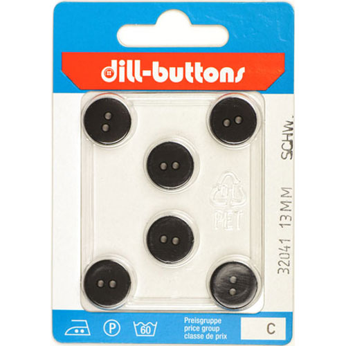 Dill 007.32041 Blouse knopen 2 gaats 13 mm - Kaart