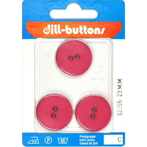 Dill 007.32055 Unigekleurde knopen 2 gaats 23 mm - Kaart