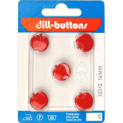 Dill 007.32070 Kinderknopen achtersteek 14 mm - Kaart