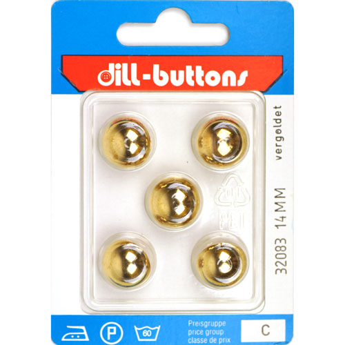 Dill 007.32083 Knopen achtersteek 14 mm - Kaart