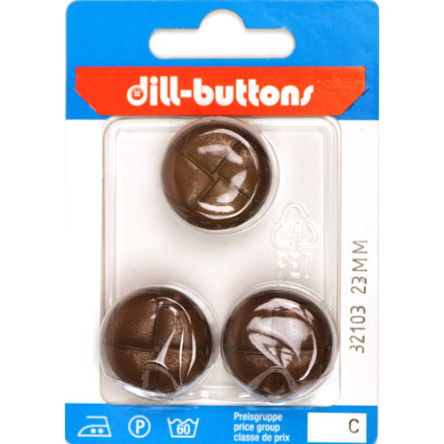 Dill 007.32103 Knopen achtersteek 23 mm - Kaart