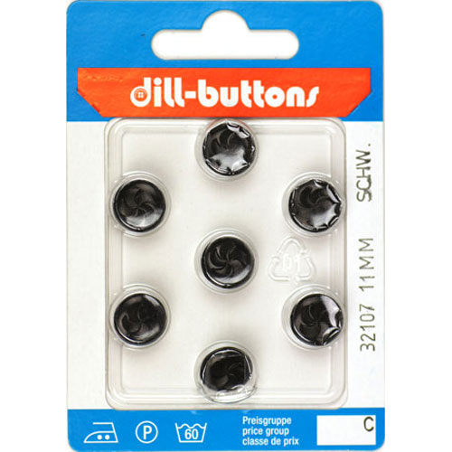 Dill 007.32107 Blouse knopen achtersteek 11 mm - Kaart
