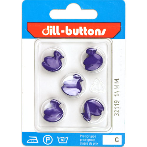 Dill 007.32119 Kinderknopen achtersteek 14 mm - Kaart