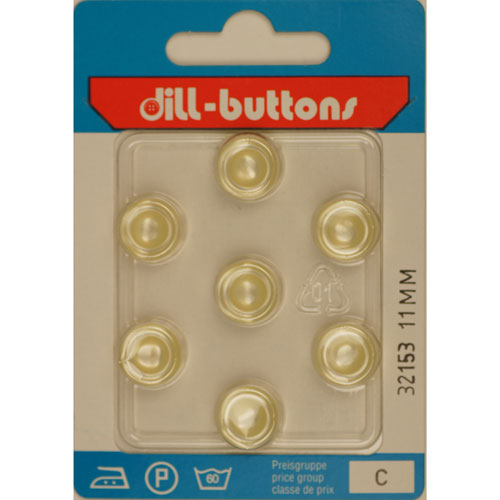 Dill 007.32153 Blouse knopen achtersteek 11 mm - Kaart