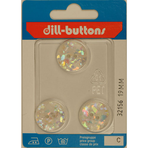 Dill 007.32156 Fashion knopen 2 gaats 19 mm - Kaart