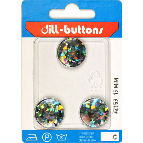 Dill 007.32159 Fashion knopen 2 gaats 19 mm - Kaart
