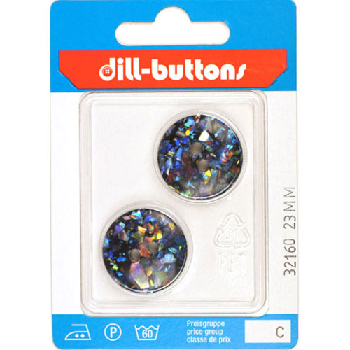 Dill 007.32160 Fashion knopen 2 gaats 23 mm - Kaart