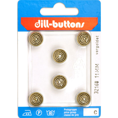 Dill 007.32168 Knopen achtersteek 11 mm - Kaart