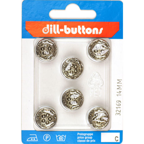 Dill 007.32169 Knopen achtersteek 14 mm - Kaart