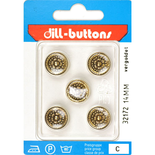 Dill 007.32172 Knopen achtersteek 14 mm - Kaart