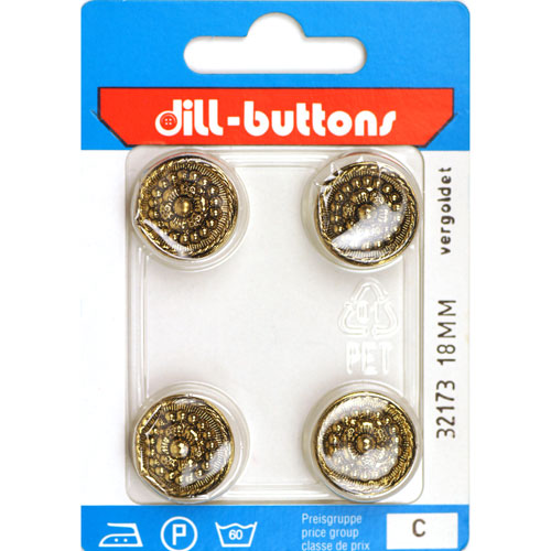 Dill 007.32173 Knopen achtersteek 18 mm - Kaart