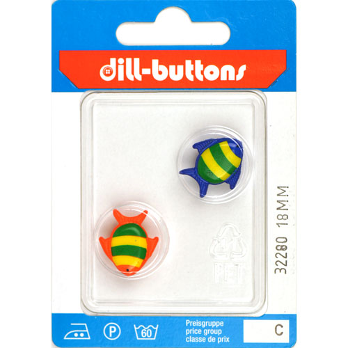 Dill 007.32280 Kinderknopen achtersteek 18 mm - Kaart