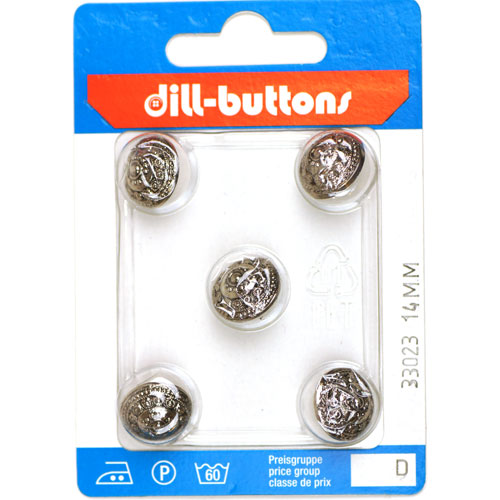 Dill 007.33023 Knopen achtersteek 14 mm - Kaart