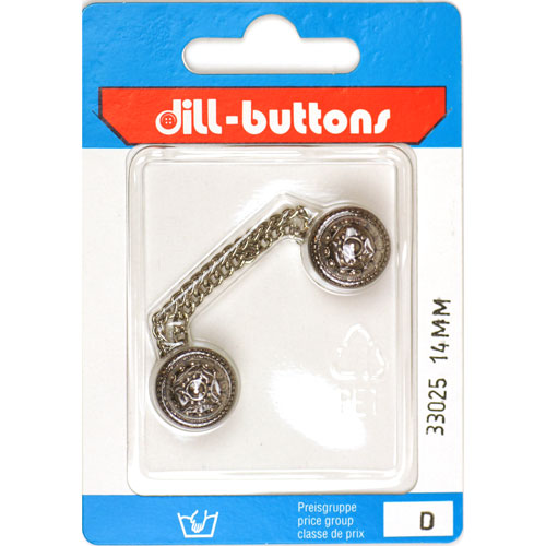 Dill 007.33025 Knopen achtersteek 14 mm - Kaart