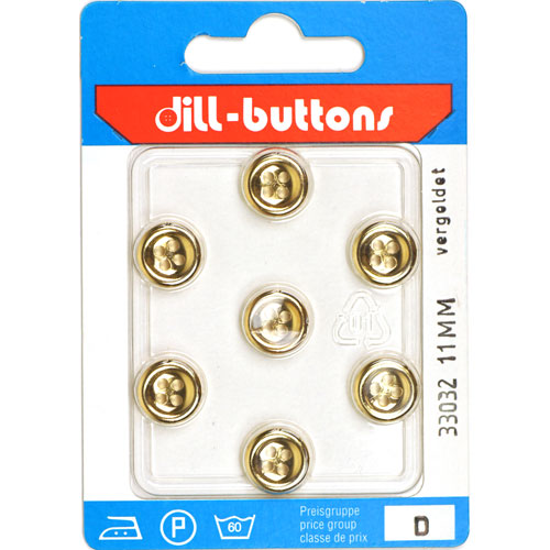 Dill 007.33032 Knopen 4 gaats 11 mm - Kaart