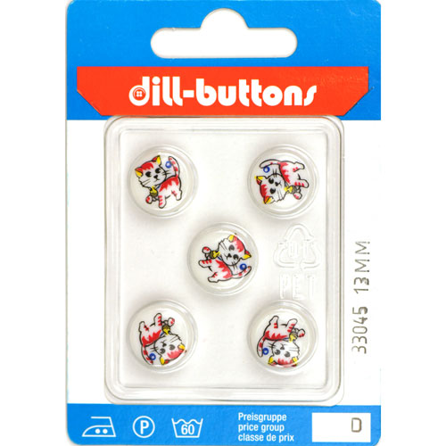 Dill 007.33045 Kinderknopen achtersteek 13 mm - Kaart