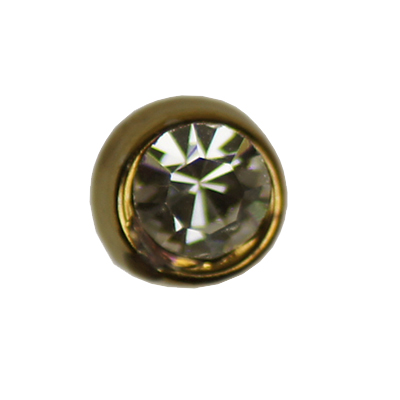 Dill 007.330607 Glitter knopen achtersteek 8 mm - STUK