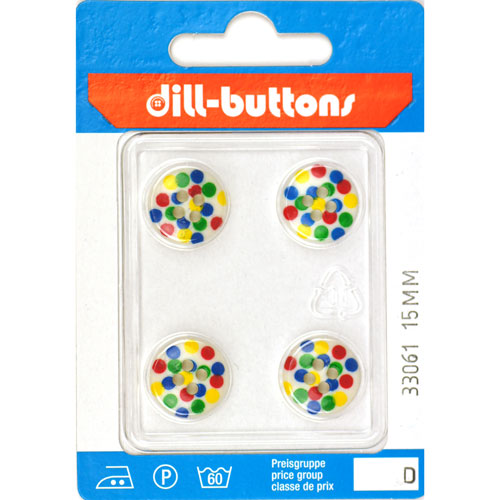 Dill 007.33061 Kinderknopen 4 gaats 15 mm - Kaart