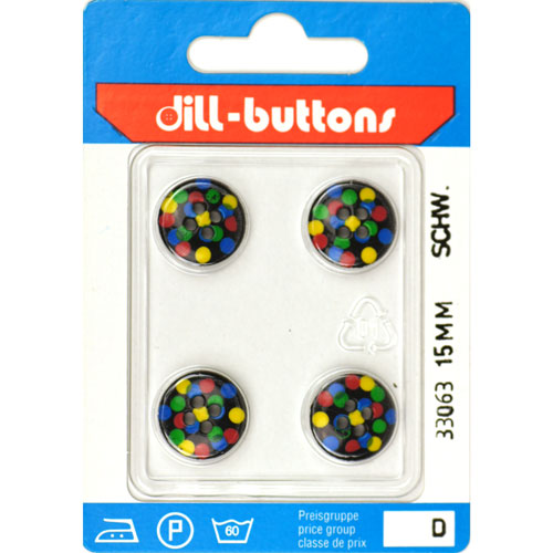 Dill 007.33063 Kinderknopen 4 gaats 15 mm - Kaart