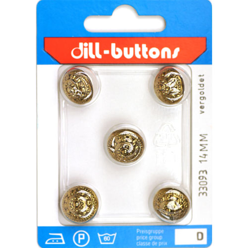 Dill 007.33093 Knopen achtersteek 14 mm - Kaart