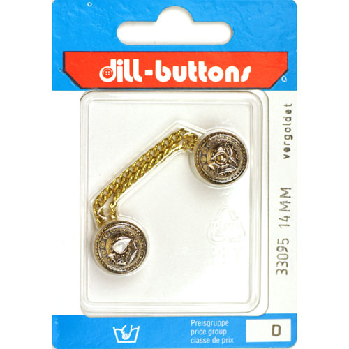 Dill 007.33095 Knopen achtersteek 14 mm - Kaart