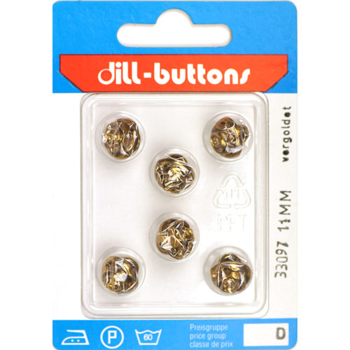 Dill 007.33097 Knopen achtersteek 11 mm - Kaart