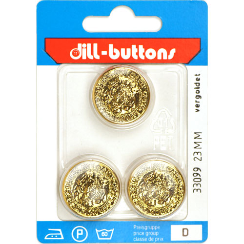 Dill 007.33099 Knopen achtersteek 23 mm - Kaart