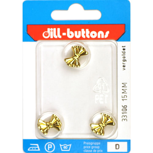 Dill 007.33106 Knopen achtersteek 15 mm - Kaart