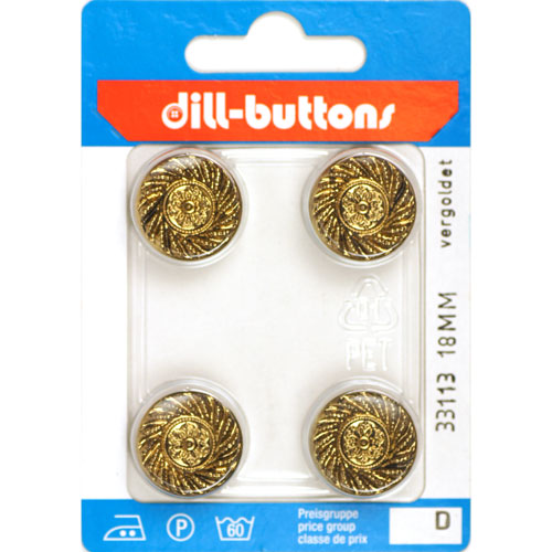Dill 007.33113 Knopen achtersteek 18 mm - Kaart