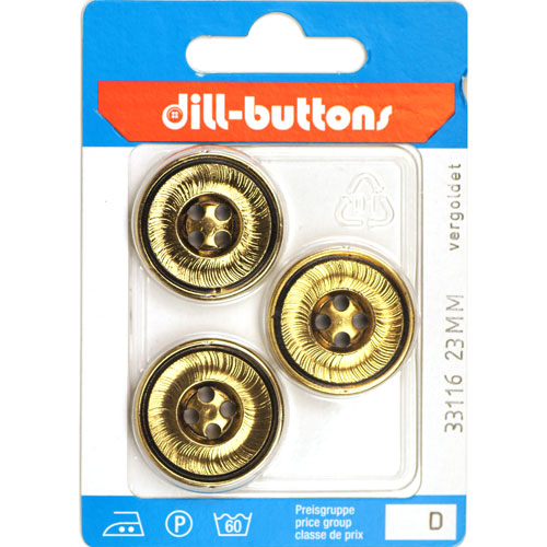 Dill 007.33116 Knopen 4 gaats 25 mm - Kaart