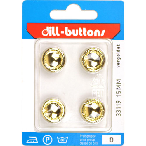 Dill 007.33119 Knopen achtersteek 15 mm - Kaart